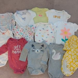 Baby girl bundle of 12 pieces